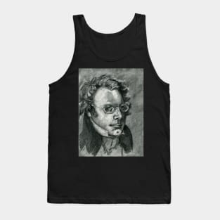 Franz Schubert - charcoal portrait Tank Top